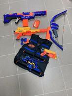 NERF speelgoedgeweren + toebehoren, Gebruikt, Ophalen