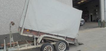 Geremde aanhangwagen BCW met bache beschikbaar voor biedingen