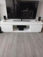 Meuble TV blanc laqué, Maison & Meubles, Enlèvement