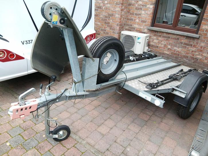 Aanhanger Moto Verlaagde prijs, Auto diversen, Aanhangers en Bagagewagens, Zo goed als nieuw, Ophalen of Verzenden