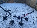2 junior golf trolleys in goede staat., Sport en Fitness, Golf, Ophalen, Gebruikt, Overige typen, Overige merken