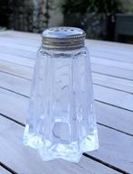 zoutvat kristal zilver 11 cm, Antiek en Kunst, Antiek | Glaswerk en Kristal, Ophalen