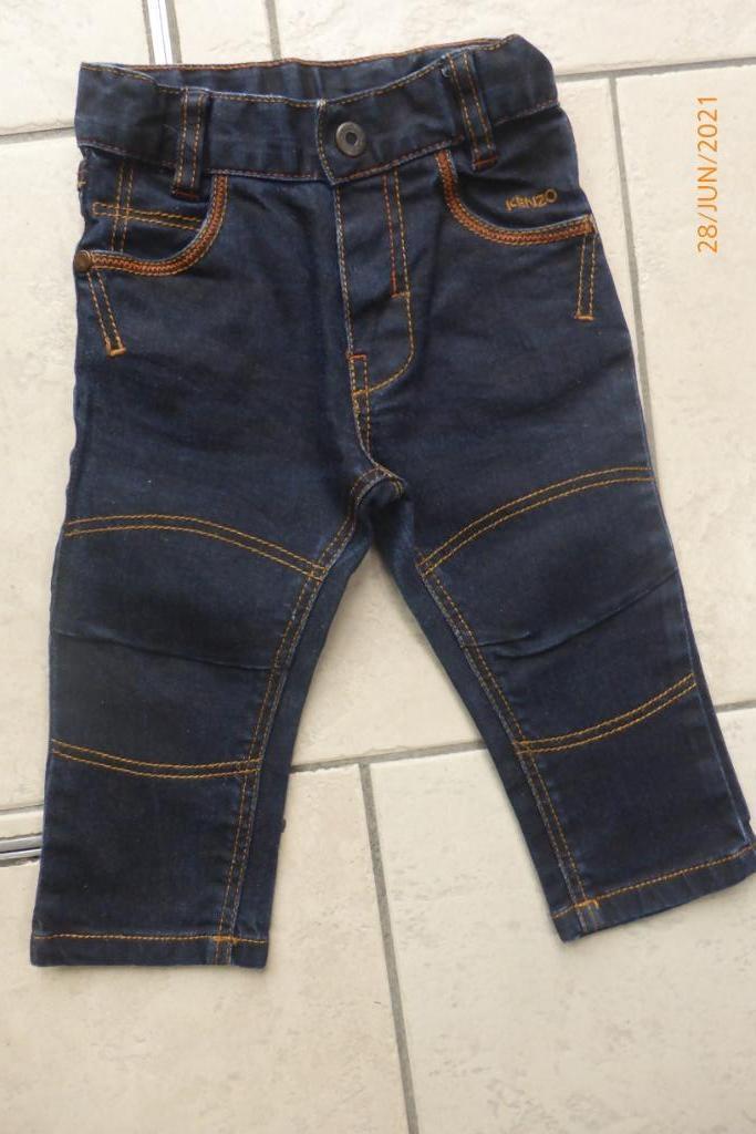 jeansbroek "kenzo" - maat 74/9-12M, Enfants & Bébés, Vêtements de bébé | Taille 74, Neuf, Garçon, Pantalon, Enlèvement ou Envoi