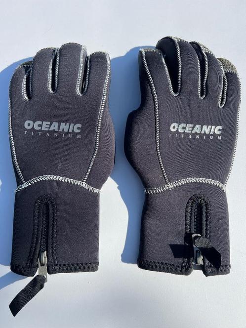 Duikhandschoenen - Oceanic Titanium - 5 mm - Medium, Watersport en Boten, Duiken, Nieuw, Duikpak, Ophalen of Verzenden
