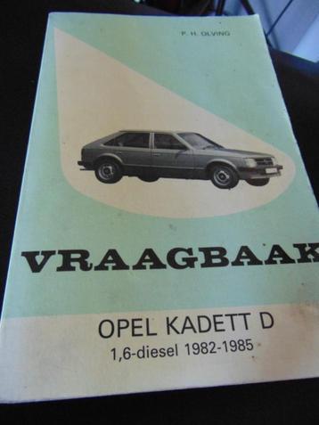 werkplaats handboek Opel kadett 16D , 1.6 Diesel 1982-1985 . beschikbaar voor biedingen