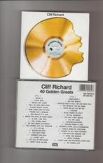 Coffret Cliff Richard 40 Golden Greats des années 50-60-70, CD & DVD, CD | Rock, Rock and Roll, Utilisé, Enlèvement ou Envoi