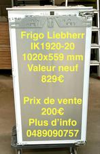 Frigo encastrable Liebherr 102 cm et 122 cm.