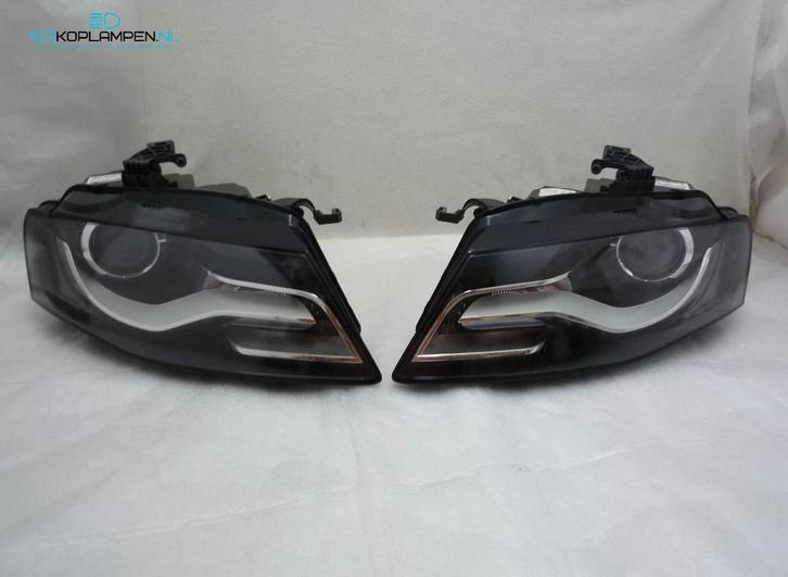 Audi A4 8K Bi-Xenon LED koplamp koplampen links rechts, Auto-onderdelen, Verlichting, Audi, Gebruikt, Herkomst onderdeel bekend