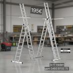 nieuwe ladders 3x11 treden + 1 meter voetverbreding, Enlèvement, Neuf, Échelle
