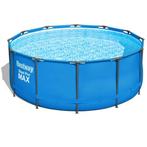 Bestway zwembad 3,66 x 1,22, 200 tot 300 cm, Rond, Zo goed als nieuw, Opzetzwembad