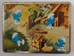 Blikken pralinendoos Smurfen, Ophalen of Verzenden, Gebruikt