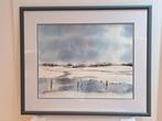 Aquarelle 'Winterlandschap', Hobby en Vrije tijd, Ophalen, Nieuw, Acrylverf