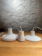 Set hangers van wit glas en hout „Shadows” BROKIS, Ophalen, Gebruikt, Glas, Design
