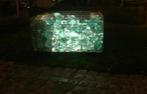 Pierres en verre dans un cadre en acier inoxydable, Jardin & Terrasse, Enlèvement