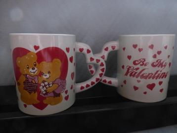 2 Jolis Mugs St Valentin - St Valentine