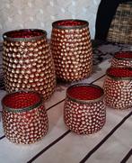 Vazen met theelichten., Huis en Inrichting, Woonaccessoires | Vazen, Ophalen