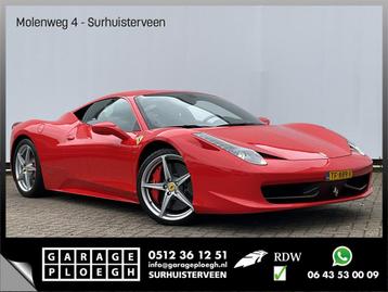 Ferrari 458 4.5 V8 Italia Dealer-OH Carbon Lift JBL Rosso Sc