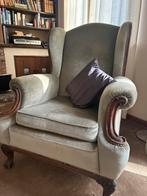 Groen/ grijze fauteuil - zeer degelijk, Huis en Inrichting, Fauteuils, Ophalen, Zo goed als nieuw