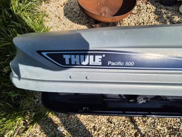 Dakkoffer Thule pacific 500 + dragers, Autos : Divers, Coffres de toit, Enlèvement, Utilisé