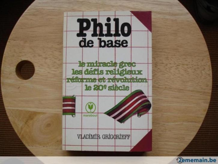 Basisfilosofie, Vladimir Grigorieff, Boeken, Filosofie, Gelezen, Ophalen