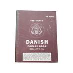 WWII US Danish Phrase Book, Ophalen of Verzenden, Landmacht, Boek of Tijdschrift