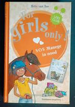 Hetty Van Aar - SOS manege in nood - For Girls Only boek 5, Livres, Livres pour enfants | Jeunesse | 10 à 12 ans, Enlèvement, Hetty Van Aar