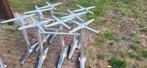 tafel poten ., Tuin en Terras, Ophalen, Gebruikt, Aluminium