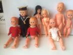 Oude popjes met slaap oogjes., Ophalen of Verzenden, Gebruikt, Babypop
