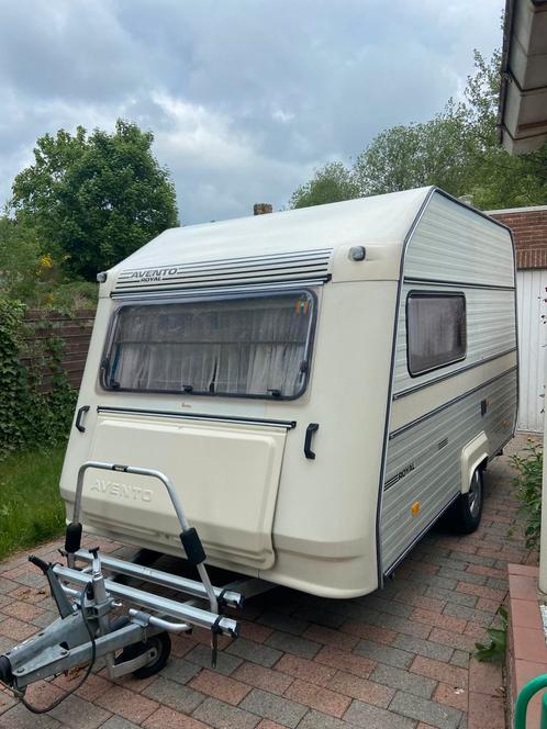 Avento 350 tl de luxe MTM 750kg, Caravans en Kamperen, Caravans, Particulier, 500 - 750 kg, Treinzit, Avento, Disselslot, Fietsenrek