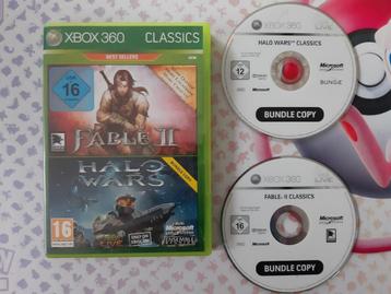 Xbox 360 classics Fable II & halo wars beschikbaar voor biedingen