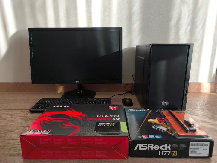 PC Complet, Informatique & Logiciels, Ordinateurs de bureau, Utilisé, 3 à 4 Ghz, SSD, 16 GB, Avec carte vidéo, Avec moniteur, Gaming