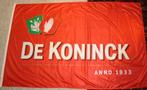 de Koninck bier reclame vlag, Panneau, Plaque ou Plaquette publicitaire, Enlèvement ou Envoi, Neuf, De Koninck