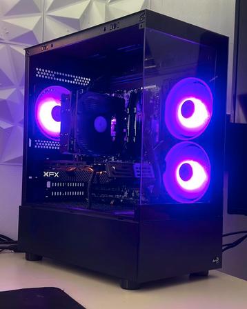 ARGB Gaming Pc | intel i5 | RX580 8gb | 750GB | Win 11, Neuf, Enlèvement ou Envoi, 250gb + 500gb, Virtual Reality