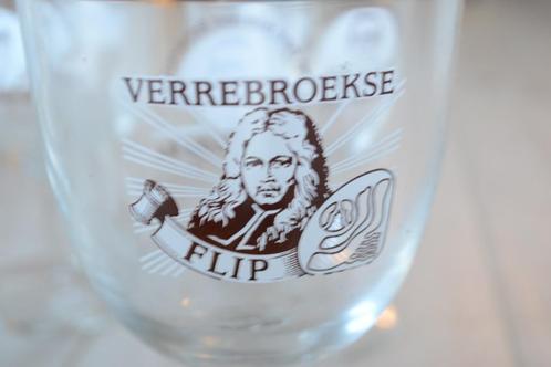 Ronde glazen op voet Verrebroekse Flip, Verzamelen, Glas en Drinkglazen, Nieuw, Bierglas, Ophalen of Verzenden