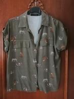 Chemise à manches courtes à imprimé animalier 38, Vêtements | Femmes, Taille 38/40 (M), Enlèvement ou Envoi, Lola & Liza, Autres couleurs