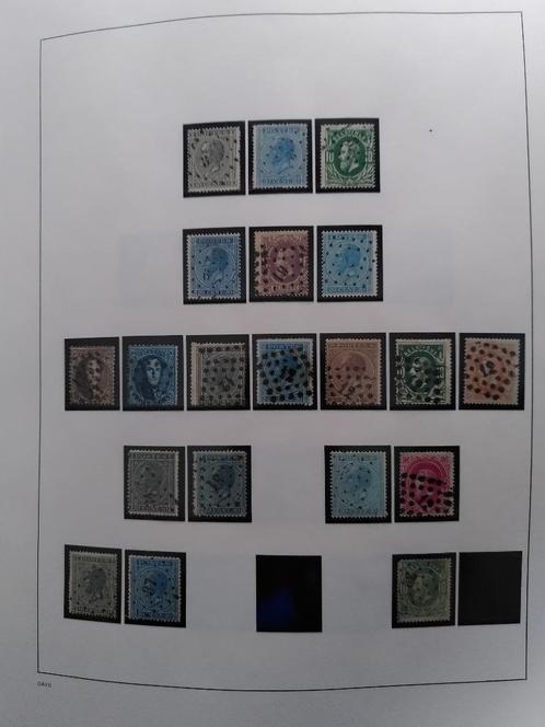 uitgiftes 1866, 1884 & 1893, Postzegels en Munten, Postzegels | Europa | België, Gestempeld, Gestempeld, Ophalen