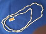 collier de perles blanc nacre 127 cm perles de 7,7 mm C1277, Bijoux, Sacs & Beauté, Colliers, Synthétique, Enlèvement ou Envoi