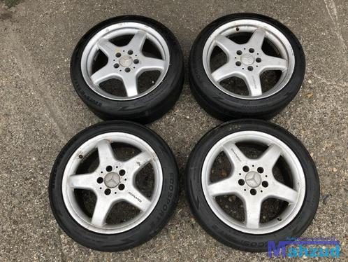 MERCEDES SLK AMG velgen met banden 17 inch 5x112 breedset, Auto-onderdelen, Banden en Velgen, Band(en), Gebruikt