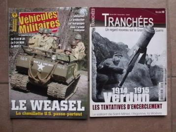 Tranchées magazines - Militaire voertuigen, Boeken, Oorlog en Militair, Ophalen of Verzenden, Zo goed als nieuw