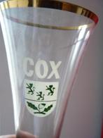 Flute bière Cox ancienne, Collections, Enlèvement ou Envoi, Utilisé, Verre ou Verres