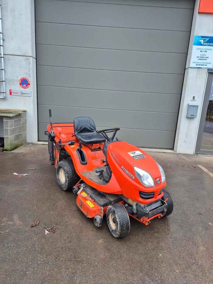 Kubota Gr1600 II, Jardin & Terrasse, Tondeuses autoportées, Bac de ramassage, Enlèvement