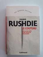 Salman RUSHDIE Le couteau ( Knife ) Gallimard 2024, Boeken, Salman Rushdie, Ophalen of Verzenden, Zo goed als nieuw, Amerika