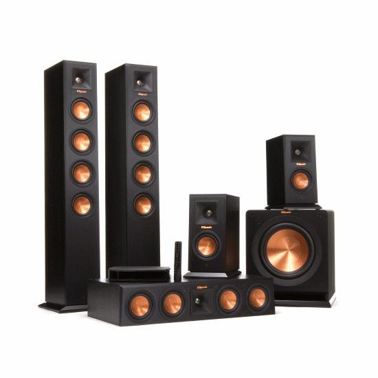 Klipsch RP-440WF Theater 5.1 + HD Control Center, Audio, Tv en Foto, Home Cinema-sets, Zo goed als nieuw, Ophalen of Verzenden