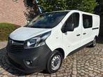 Opel Vivaro 1.6CDTi L2H1 dubbel cabine GPS AIRCO 120pk, Auto's, Voorwielaandrijving, Euro 5, Stof, Zwart