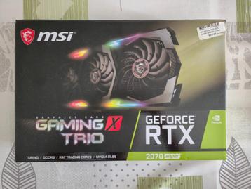 MSI GeForce RTX 2070 SUPER GAMING X TRIO 8G beschikbaar voor biedingen