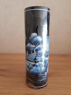 Nieuwe vaas , bamboe, handgeschilderd, hoogte 20cm, zwart, Enlèvement