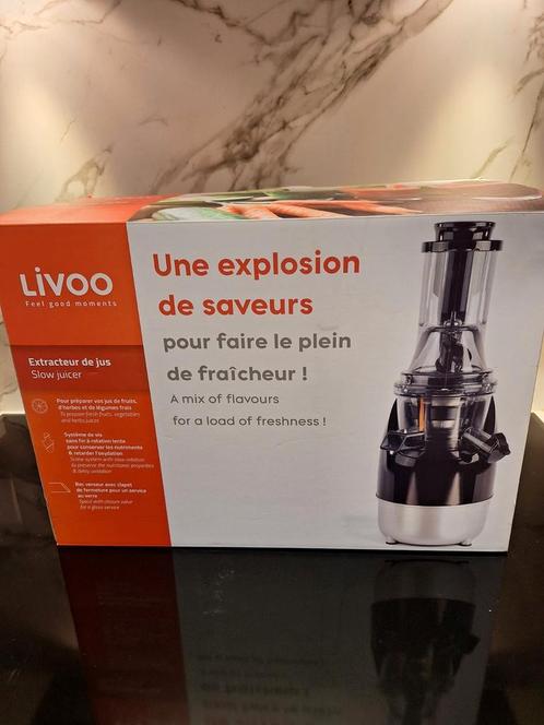 Livoo DOP186 splinternieuw, Elektronische apparatuur, Juicers, Zo goed als nieuw, Slowjuicer, Ophalen