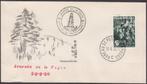 BELGIË - Cover + Y&T 971 [Charles Soubre] + HAUTES-FAGNES, Postzegels en Munten, Gestempeld, Overig, Frankeerzegel, Verzenden