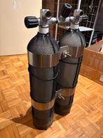 Duikfles 2x12l - 200 bar, Watersport en Boten, Ophalen, Zo goed als nieuw, Duikfles