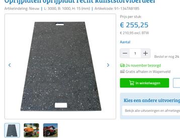 rijplaten oprijplaten beschikbaar voor biedingen